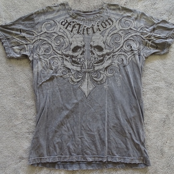 Affliction skull shirt Clearance